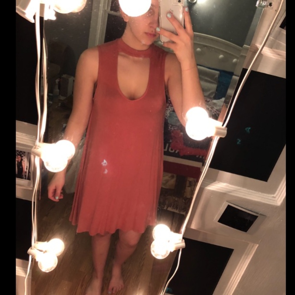 Dress with cut out